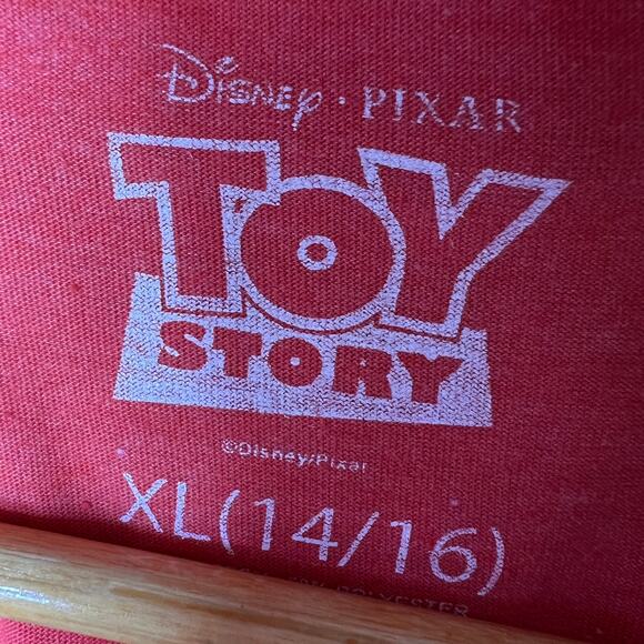 Toy Story Top Girls Size XL (14/16) Heather Cayenne All You Need is Fun T-Shirt - Picture 2 of 16